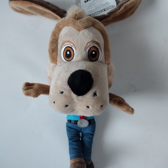 Chuck E Cheese Jasper T Jowls 10" Stuffed Plush Animal toy Dog New - Picture 6 of 6